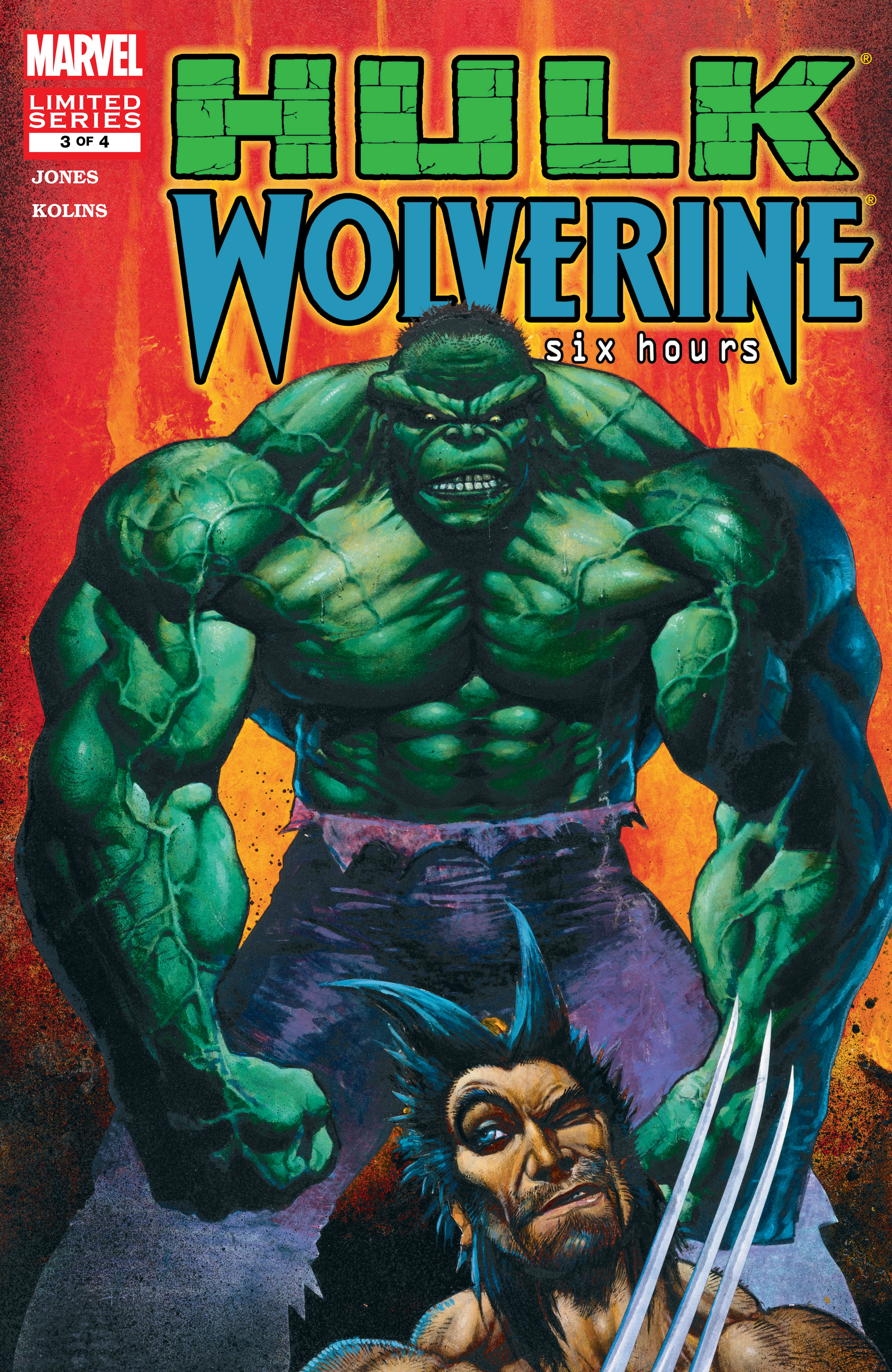 Hulk/Wolverine: 6 Hours #3 (Marvel, 2003 — Cover A) cover